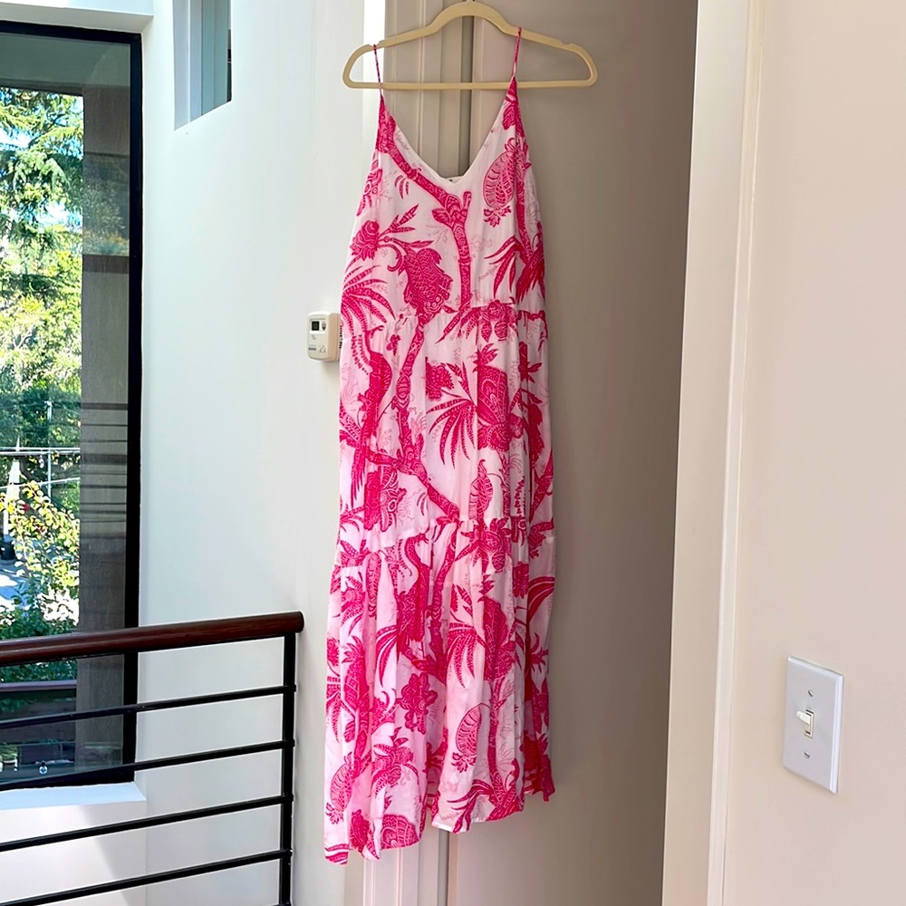 Summer print maxi dress